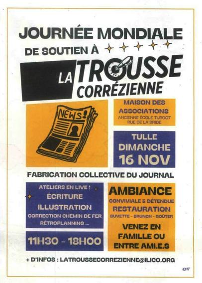 Affiche-programme pour la journée.