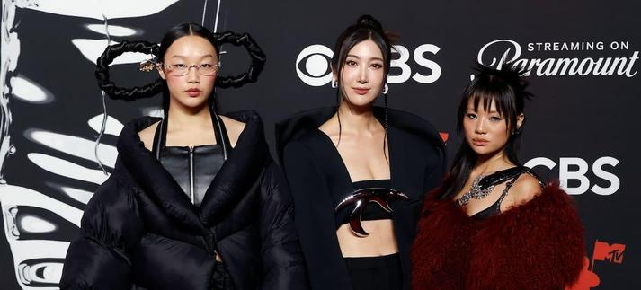 Audrey Nuna, EJAE y RAE AMI, de HUNTR/X, en la gala de los premios MTV el pasado 7 de septiembre en Elmont, New York. (Photo by Taylor Hill/WireImage) / Taylor Hill