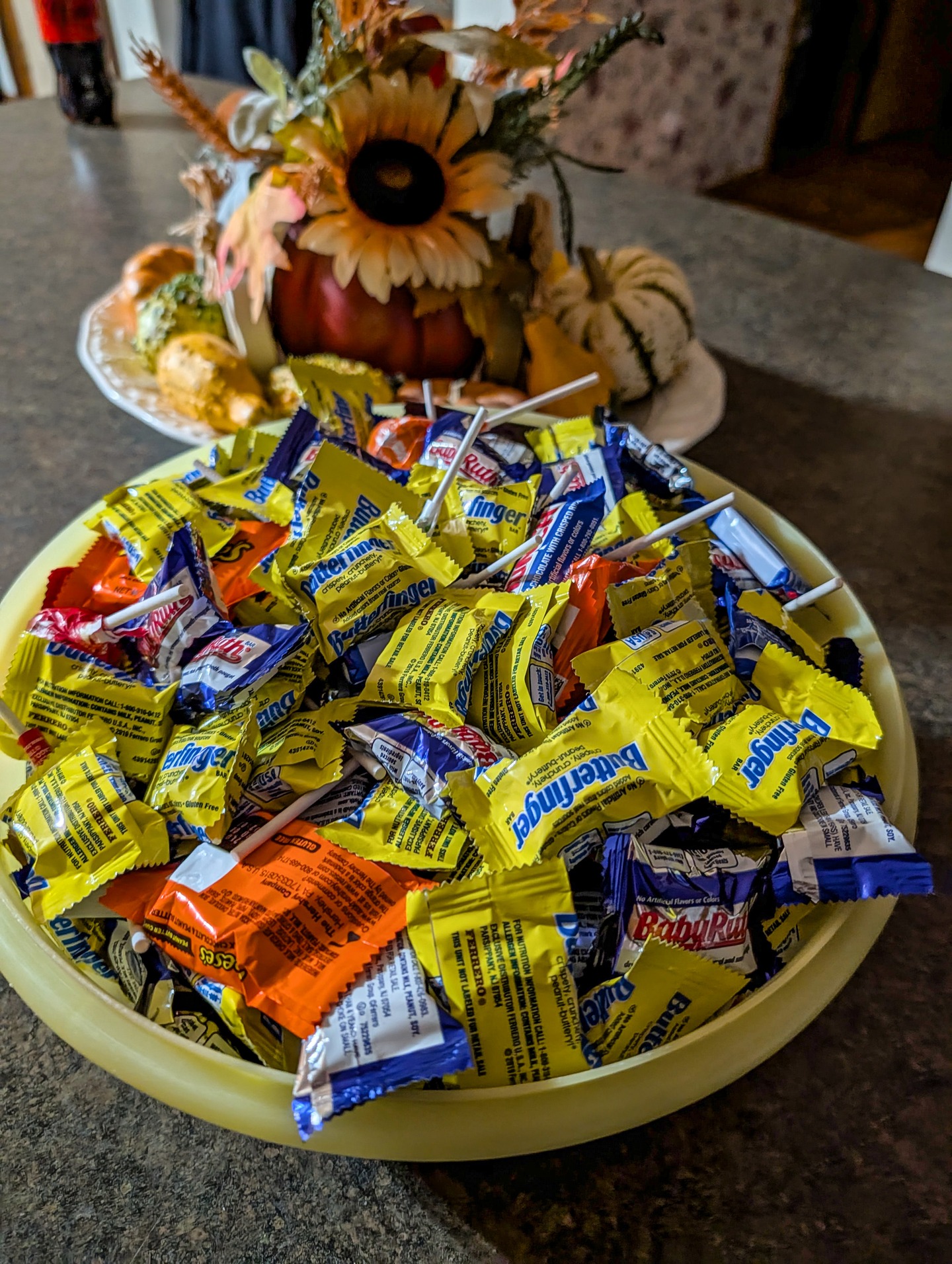 A big damn bowl of candy! Have some!