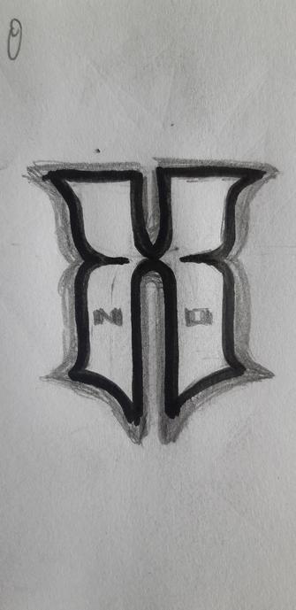 Idem, mais jai commencé à mettre des niveaux de gris et a jouer avec les blancs, les masses.