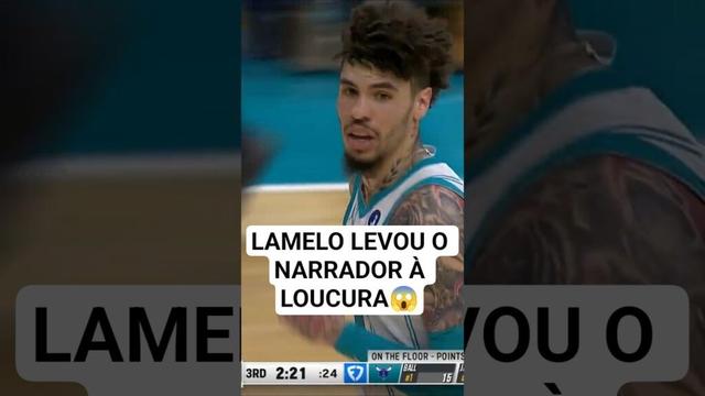 Salada de frango? LaMelo Ball fez o narrador dos Hornets ir à loucura! 🤣🥗 #shorts #nba