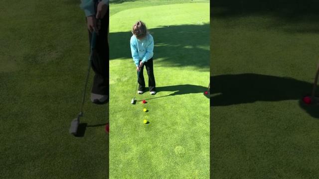 Perfect Putting Challenge 🎯 #golfgirl #golf #golfswing #golfer #girlgolfer #golflife #golftips