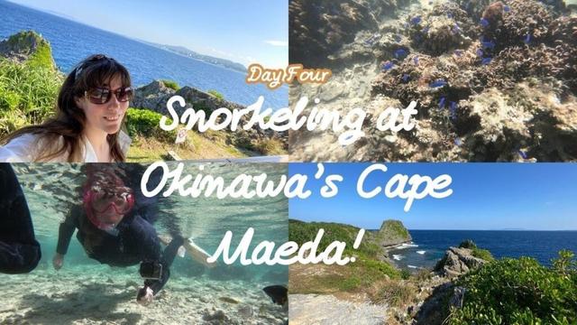 Okinawa Day Four! Snorkeling at Cape Maeda! Sea life, Snacks, and Snorkeling!