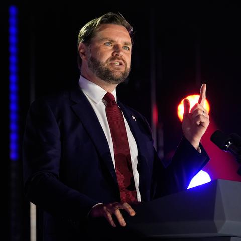 Vice President JD Vance spoke at a Turning Point USA event at the University of Mississippi.