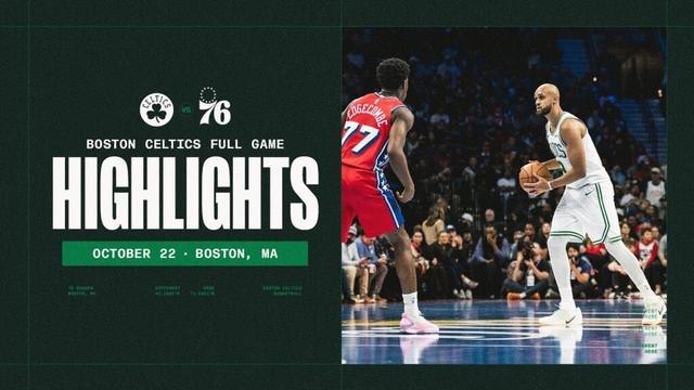 Boston Celtics secure 109-108 win over Philadelphia 76ers on JB's 32 points | Extended Highlights