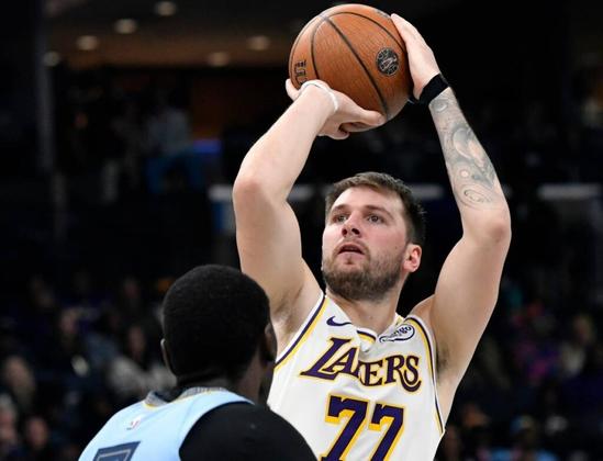 Luka Doncic shines in return, leads Lakers to victory over Grizzlies in NBA Cup