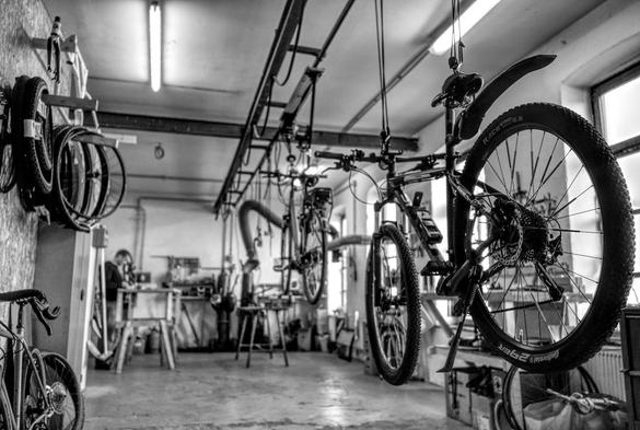 Fahrradmanufaktur Schoof & Jensen in Flensburg, Fotografiert mit Brennweite 28mm