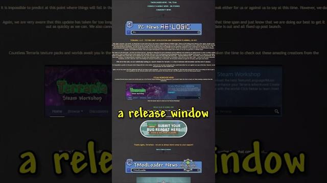 Terraria's 1.4.5 Update Just Got A RELEASE DATE