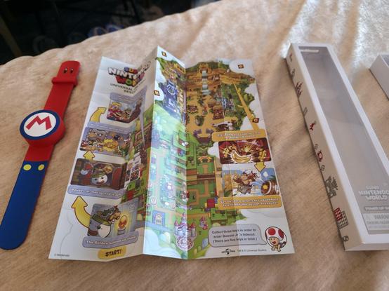 Map given from Super Nintendo World map of the play app