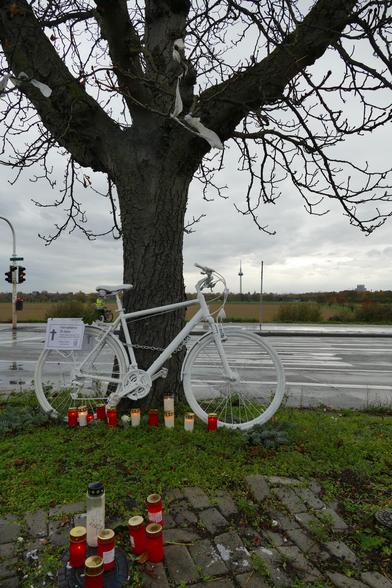 Ghostbike für Christopher Groth in Mannheim Feudenheim