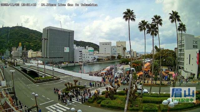 【LIVE配信】11/2 サンリオパレード・シナモロール等＆阿波の狸祭り・ほいけんた 眉山ライブカメラ（徳島県徳島市）【阿波おどりフェスタ】