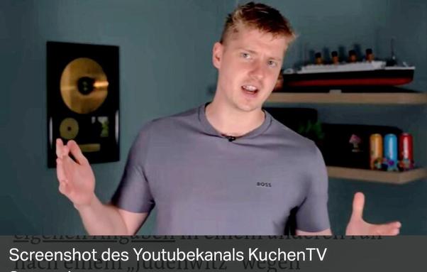 Rechter YouTube Influencer Tim Heldt von Kuchen-TV