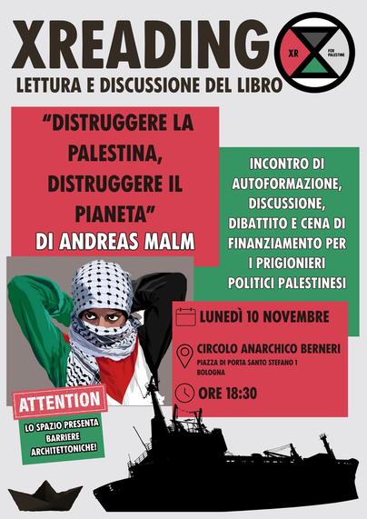 XReading x Andreas Malm "Distruggere la Palestina, Distruggere il pianeta"