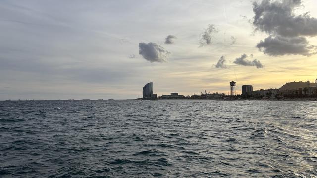 Mar, desde el espigón