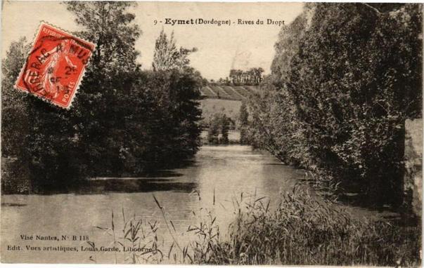 Eymet-Rives du Dropt à #Eymet (#Dordogne) #CartePostaleAncienne 👉 https://cartorum.fr/carte-postale/374222/eymet-eymet-rives-du-dropt