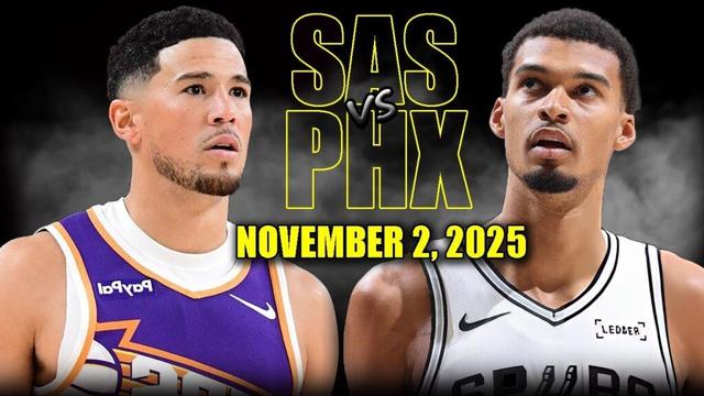 San Antonio Spurs vs Phoenix Suns Full Game Highlights - November 2, 2025 | NBA Season
