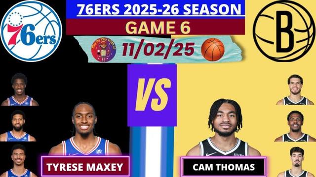 Philadelphia 76ers @ Brooklyn Nets LIVE PLAY-BY-PLAY (11-02-25) #nets #76ers #sixers