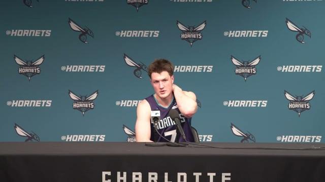 Hornets vs Jazz: Kon Knueppel Postgame Media Availability | 11/2/2025