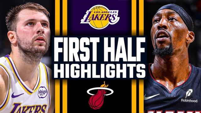 Los Angeles Lakers vs Miami Heat - FIRST HALF HIGHLIGHTS | November 2, 2025 NBA Season