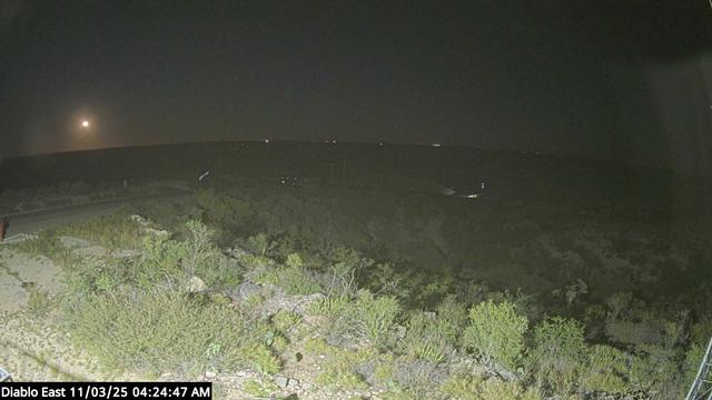 View of Diablo East area water level.