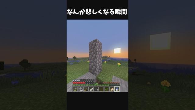 【あるある】少し悲しい瞬間　　#マイクラ #マインクラフト #minecraft #minecraftshorts #まいくら #minecraftmeme