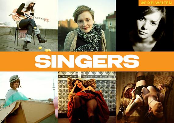 pictures of singers i took and a call for collabs. check out pixelwelten.de