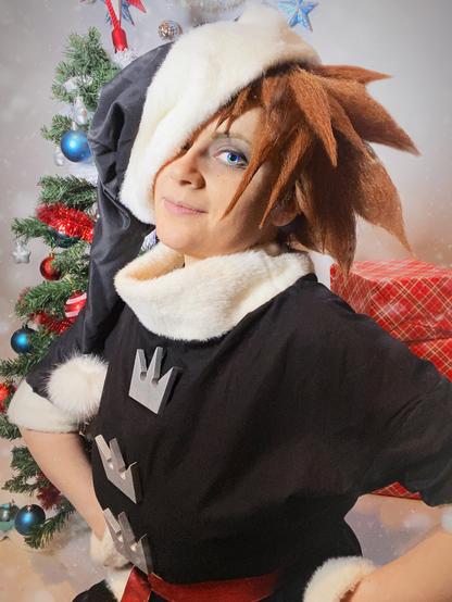 Me cosplaying Sora Christmas Town version 

Photo and retouching by me (2023)