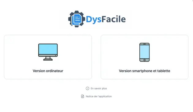 site web de Dysfacile