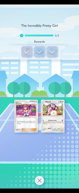 The Prettiest Girl achievement in Pokémon TCG Pocket. Whitney and Miltank