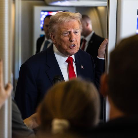 President Trump urged New Yorkers to vote for Andrew Cuomo on Monday, saying “Whether you personally like Andrew Cuomo or not, you really have no choice.”