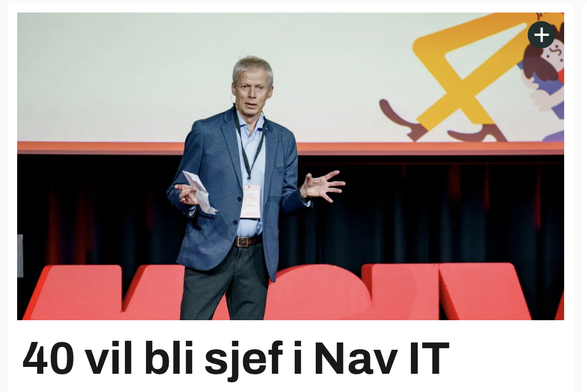 Digi melder om at 40 vil bli sjef i NAV IT