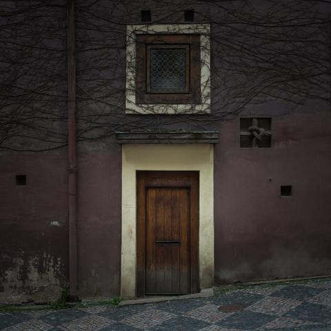 Portrait of a door in Prague