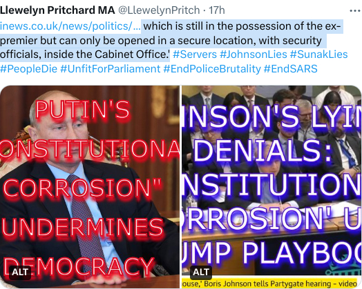 #PutinLies #TrumpLies #JohnsonLies #ConstitutionalCorrosion #PeopleDie