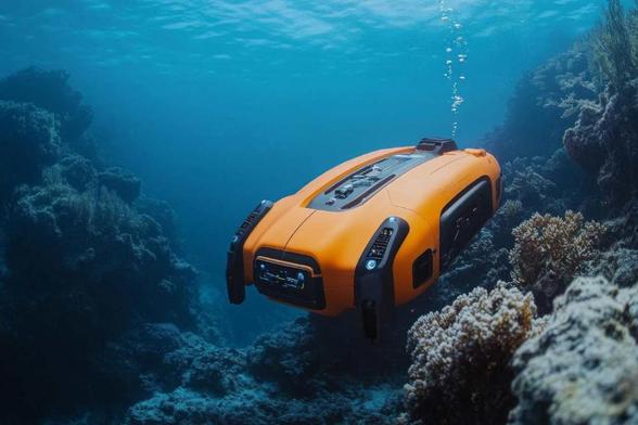 Robot submarino explorando el oceano (Getty Images)