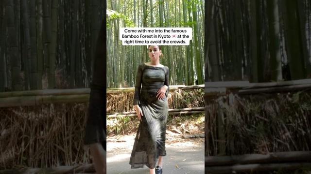 Avoid the crowds in Kyoto 🇯🇵 #travel #japan #kyoto #bambooforest #arashiyama