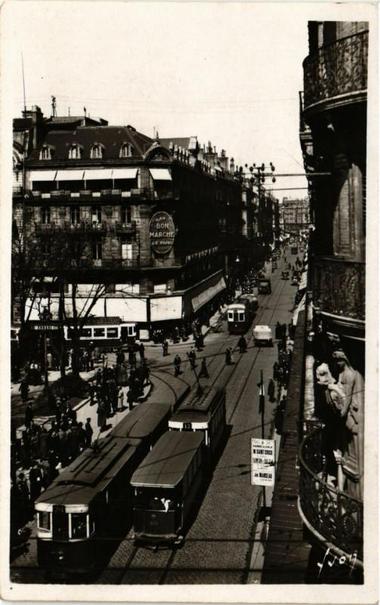 Toulouse (Hte-Garonne) - Rue Alsace-Lorraine à #Toulouse (#HauteGaronne)  #CartePostaleAncienne 👉 https://cartorum.fr/carte-postale/368463/toulouse-toulouse-hte-garonne-rue-alsace-lorraine
