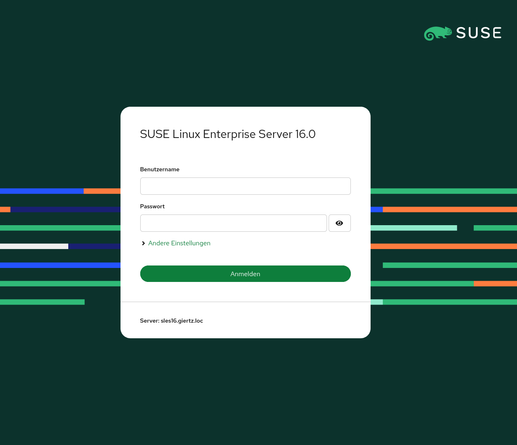 Login dialog for the Cockpit web interface