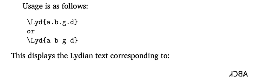 Example of package use