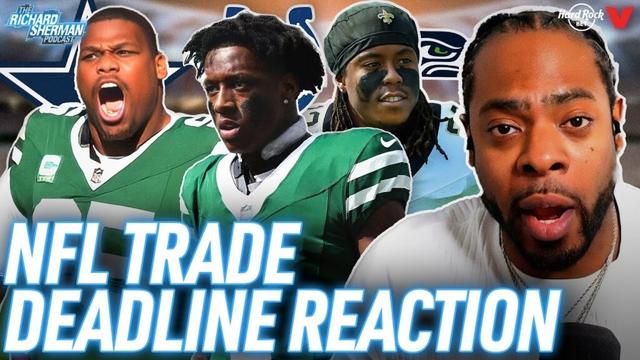 Seahawks add Rashid Shaheed, Jets TRADE Quinnen Williams & Sauce Gardner?! | Richard Sherman REACTS
