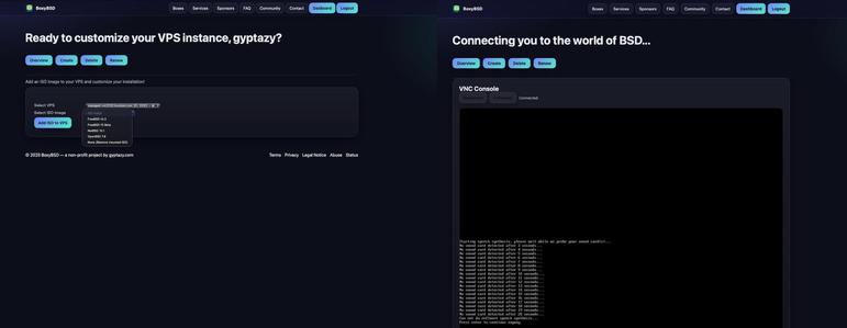 The new BoxyBSD platform now offers VNC access and ISO selection which brings in several new possibilities for users.