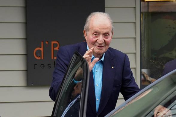 Juan Carlos en una imagen de archivo de 2024. (Europa Press via Getty Images)