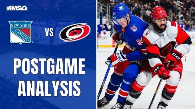 Rangers Fall To Canes 3-0 | New York Rangers