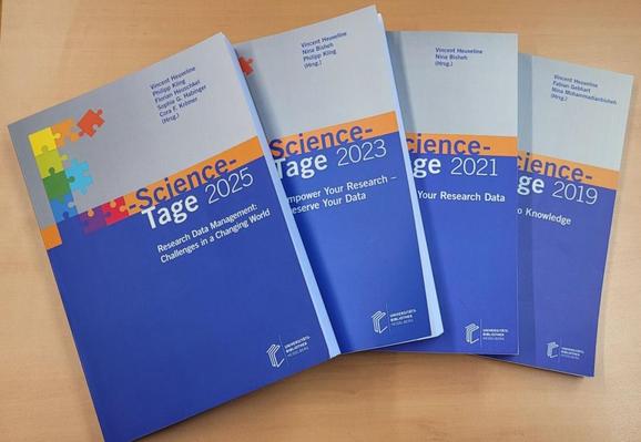 Gedruckte Tagungsbände der E-Science-Tage