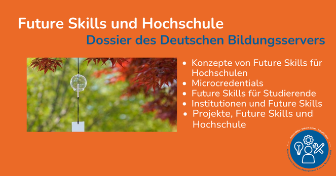 Sharepic Future Skills und Hochschule
Konzepte von Future Skills für Hochschulen
Microcredentials
Future Skills für Studierende
Institutionen und Future Skills
Projekte, Future Skills und Hochschule