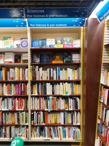 Le rayon sciences bien petit