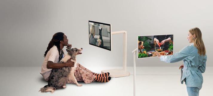 Imagen renderizada de las smart TV LG and Go / Ogilvy / LG