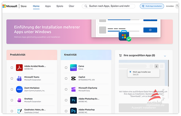 Screenshot Multiinstaller
