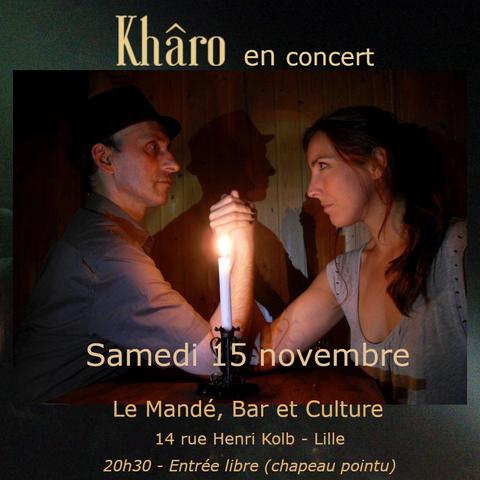 Khâro, concert acoustique
