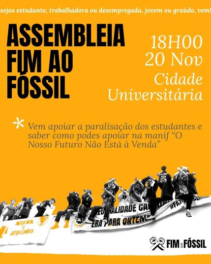 Assembleia Fim ao Fóssil