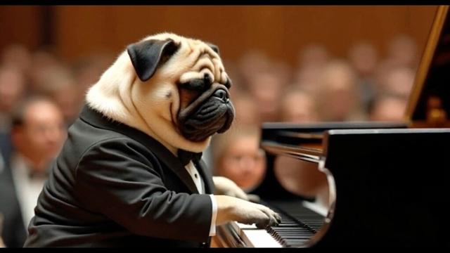 パグと豆柴のショパン物語